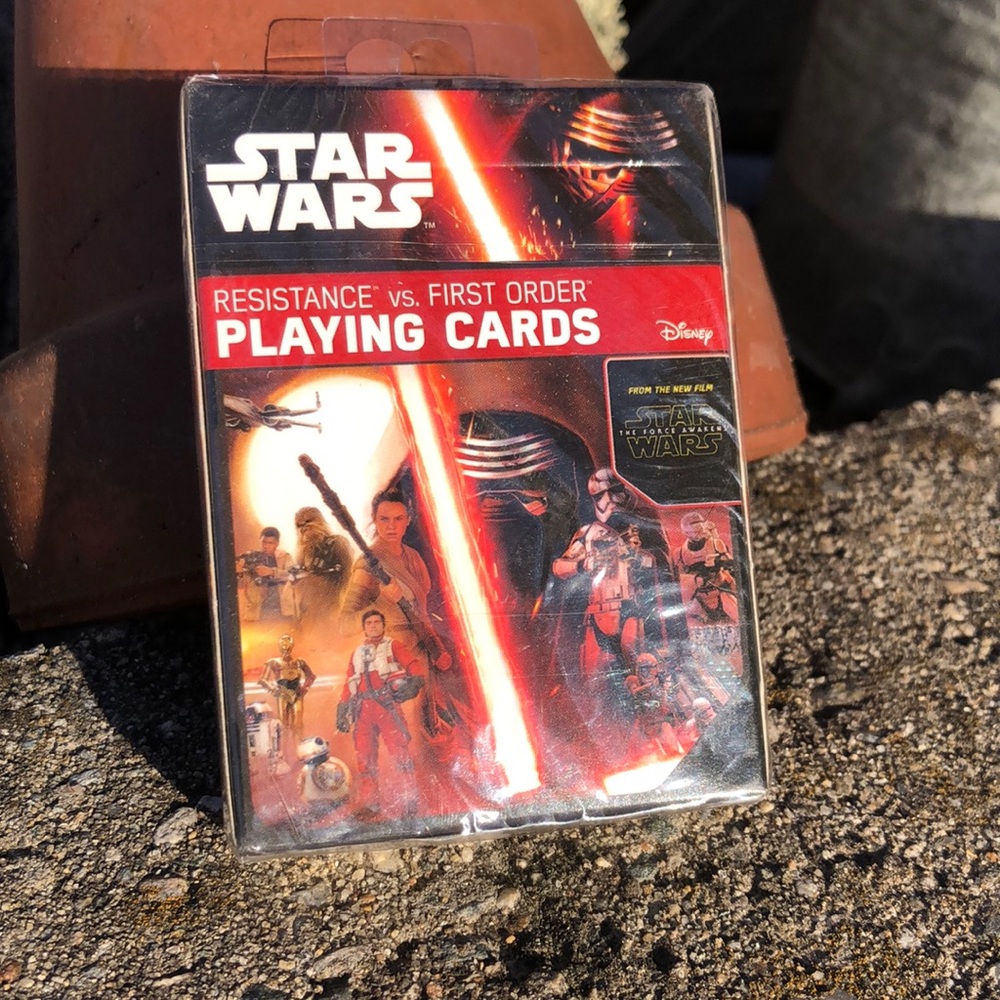 NIP Star Wars Resistance vs First Order Playing Cards